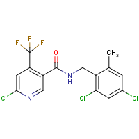 6-chloro-N-(2,4-dichloro-6-methylbenzyl)-4-(trifluoromethyl)nicotinamide