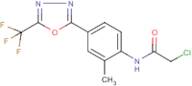 N1-{2-methyl-4-[5-(trifluoromethyl)-1,3,4-oxadiazol-2-yl]phenyl}-2-chloroacetamide