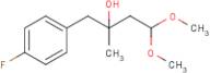 1-(4-fluorophenyl)-4,4-dimethoxy-2-methylbutan-2-ol