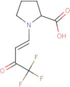 1-(4,4,4-Trifluoro-3-oxobut-1-enyl)pyrrolidine-2-carboxylic acid