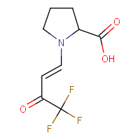 1-(4,4,4-Trifluoro-3-oxobut-1-enyl)pyrrolidine-2-carboxylic acid