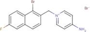 4-amino-1-[(1-bromo-6-fluoro-2-naphthyl)methyl]pyridinium bromide