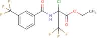 ethyl 2-chloro-3,3,3-trifluoro-2-{[3-(trifluoromethyl)benzoyl]amino}propanoate