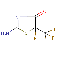 2-Amino-5-fluoro-5-(trifluoromethyl)-4,5-dihydro-1,3-thiazol-4-one