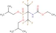 diisobutyl [1-[(ethoxycarbonyl)amino]-2,2,2-trifluoro-1-(trifluoromethyl)ethyl]phosphonate