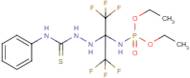 2-(diethylphosphonatoamino)-1,1,1,3,3,3-hexafluoro-2-(N1-phenylhydrazine-1-carbothioamido)propane
