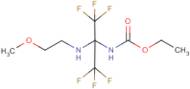 ethyl N-[2,2,2-trifluoro-1-[(2-methoxyethyl)amino]-1-(trifluoromethyl)ethyl]carbamate