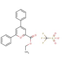 Ethyl 4,6-diphenylpyrylium-2-carboxylate trifluoromethanesulphonate