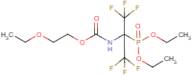 diethyl [1-{[(2-ethoxyethoxy)carbonyl]amino}-2,2,2-trifluoro-1-(trifluoromethyl)ethyl]phosphonate