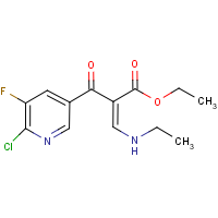 ethyl 2-[(6-chloro-5-fluoropyridin-3-yl)carbonyl]-3-(ethylamino)acrylate