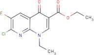 Ethyl 7-chloro-1-ethyl-6-fluoro-4-oxo-1,4-dihydro[1,8]naphthyridine-3-carboxylate