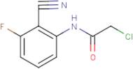 N1-(2-cyano-3-fluorophenyl)-2-chloroacetamide