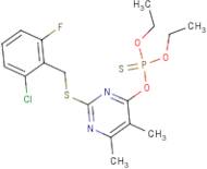 O-{2-[(2-chloro-6-fluorobenzyl)thio]-5,6-dimethylpyrimidin-4-yl} O,O-diethyl phosphothioate