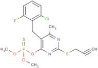 O-[5-(2-Chloro-6-fluorobenzyl)-6-methyl-2-(prop-2-ynylthio)pyrimidin-4-yl] O,O-dimethyl phosphothi…