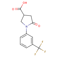 5-Oxo-1-[3-(trifluoromethyl)phenyl]pyrrolidine-3-carboxylic acid