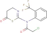 N1-(6-oxo-5,6-dihydro-4H-1,3-thiazin-2-yl)-N1-[2-(trifluoromethyl)phenyl]-2-chloroacetamide