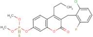 3-(2-chloro-6-fluorobenzyl)-7-[(dimethoxyphosphorothioyl)oxy]-4-propyl-2H-chromen-2-one