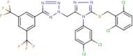 2-{[5-[(2,6-dichlorobenzyl)thio]-4-(3,4-dichlorophenyl)-4H-1,2,4-triazol-3-yl]methyl}-5-[3,5-di(tr…