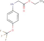 Ethyl {[4-(trifluoromethoxy)phenyl]amino}acetate