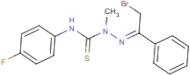 N1-(4-fluorophenyl)-2-(2-bromo-1-phenylethylidene)-1-methylhydrazine-1-carbothioamide