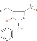 4-(Bromomethyl)-1-methyl-5-phenoxy-3-(trifluoromethyl)-1H-pyrazole