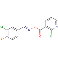 2-chloro-3-[({[(3-chloro-4-fluorophenyl)methylene]amino}oxy)carbonyl]pyridine