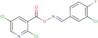 2,5-dichloro-3-[({[(3-chloro-4-fluorophenyl)methylene]amino}oxy)carbonyl]pyridine