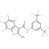 N3-[3,5-di(trifluoromethyl)phenyl]-4,5,6,7-tetrafluoro-2-methylbenzo[b]furan-3-carboxamide