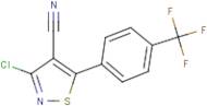 3-chloro-5-[4-(trifluoromethyl)phenyl]isothiazole-4-carbonitrile