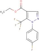 Ethyl 2-(4-fluorophenyl)-3-(trifluoromethyl)pyrazole-4-carboxylate