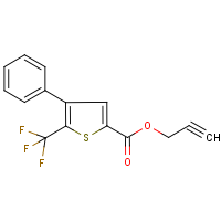 prop-2-ynyl 4-phenyl-5-(trifluoromethyl)thiophene-2-carboxylate