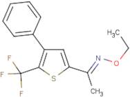 1-[4-phenyl-5-(trifluoromethyl)-2-thienyl]ethan-1-one O1-ethyloxime