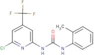 N-[6-Chloro-4-(trifluoromethyl)-2-pyridyl]-N'-(2-methylphenyl)urea