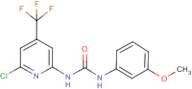 N-[6-Chloro-4-(trifluoromethyl)-2-pyridyl]-N'-(3-methoxyphenyl)urea