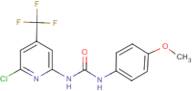 N-[6-chloro-4-(trifluoromethyl)-2-pyridyl]-N'-(4-methoxyphenyl)urea