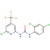 N-[6-chloro-4-(trifluoromethyl)-2-pyridyl]-N'-(2,4-dichlorophenyl)urea