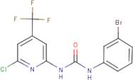 N-(3-bromophenyl)-N'-[6-chloro-4-(trifluoromethyl)-2-pyridyl]urea