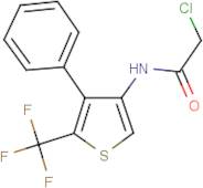 N1-[4-Phenyl-5-(trifluoromethyl)-3-thienyl]-2-chloroacetamide