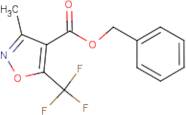 benzyl 3-methyl-5-(trifluoromethyl)isoxazole-4-carboxylate