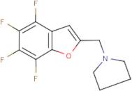 1-[(4,5,6,7-tetrafluorobenzo[b]furan-2-yl)methyl]pyrrolidine