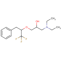 1-(1-benzyl-2,2,2-trifluoroethoxy)-3-(diethylamino)propan-2-ol