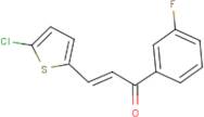 3-(5-chloro-2-thienyl)-1-(3-fluorophenyl)prop-2-en-1-one