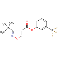 3-(trifluoromethyl)phenyl 3-(tert-butyl)-4-isoxazolecarboxylate