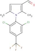 1-[2,6-dichloro-4-(trifluoromethyl)phenyl]-2,5-dimethyl-1H-pyrrole-3-carboxaldehyde