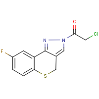 2-chloro-1-(8-fluoro-2,4-dihydrobenzo[5,6]thiino[4,3-c]pyrazol-2-yl)ethan-1-one