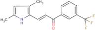 3-(3,5-dimethyl-1H-pyrrol-2-yl)-1-[3-(trifluoromethyl)phenyl]prop-2-en-1-one