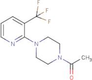 1-{4-[3-(trifluoromethyl)-2-pyridyl]piperazino}-1-ethanone