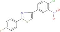 4-(4-chloro-3-nitrophenyl)-2-(4-fluorophenyl)-1,3-thiazole