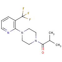 2-methyl-1-{4-[3-(trifluoromethyl)pyridin-2-yl]piperazino}propan-1-one