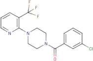 (3-chlorophenyl){4-[3-(trifluoromethyl)pyridin-2-yl]piperazino}methanone